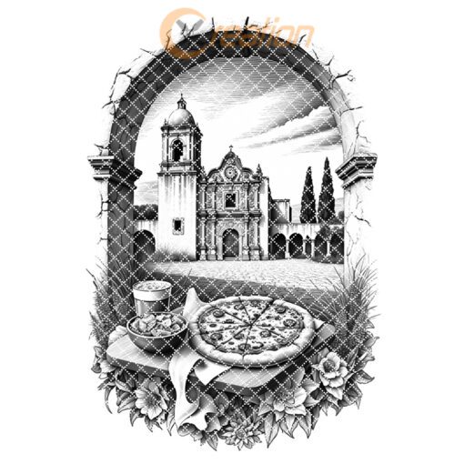American-Themed Charcuterie Board Design, Alamo Mission Dinner Decor