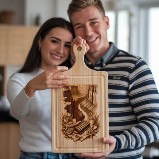 BBQ Charcuterie Board Engraving, Grand Canyon Theme, Kitchen