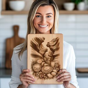 Charcuterie Board Engraving Design, American Food, Landmarks, Kitchen