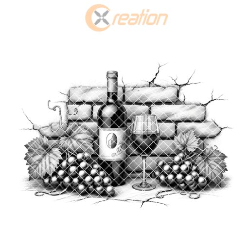 Charcuterie Board Engraving Design, Retro Wine Bottle Art,