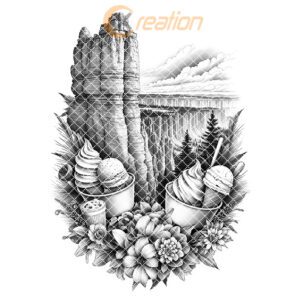 Charcuterie Board Engraving File, American Meal Design, Bryce
