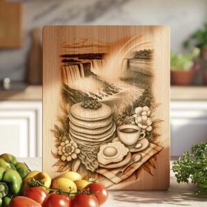 Charcuterie Board Engraving File, Pancake Breakfast Theme, Kitchen