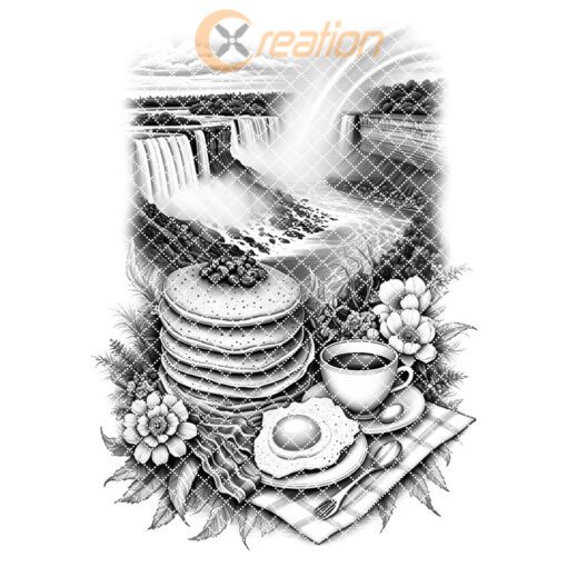 Charcuterie Board Engraving File, Pancake Breakfast Theme, Kitchen