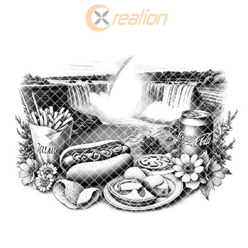 Charcuterie Board Laser Engraving File, American Picnic Theme,