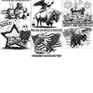 Charcuterie Board Laser Engraving Files, American Eagle BBQ