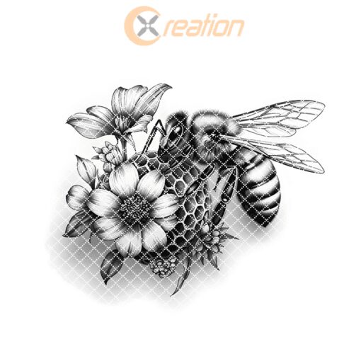 Charcuterie Board Laser File, Bee and Flower 3D