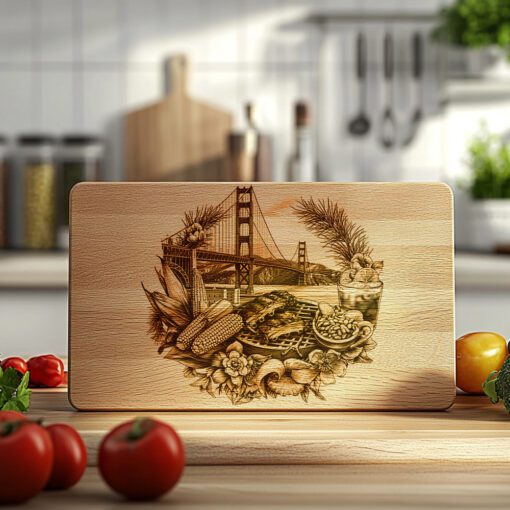 Golden Gate Charcuterie Board Design, American Wonders Style