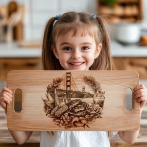 Golden Gate Charcuterie Board Design, American Wonders Style