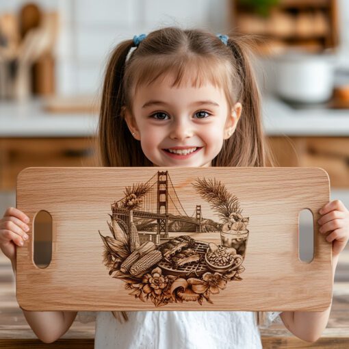 Golden Gate Charcuterie Board Design, American Wonders Style