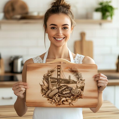 Golden Gate Charcuterie Board Design, American Wonders Style