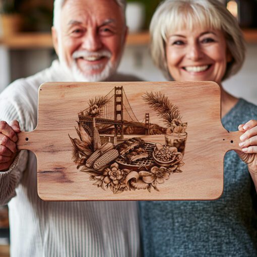 Golden Gate Charcuterie Board Design, American Wonders Style