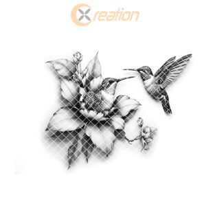 Hummingbird 3D Illusion Charcuterie Board Laser File, Unique