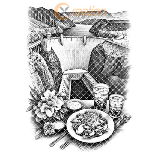 Laser Engraved Charcuterie Board, American Wonders Theme, Kitchen