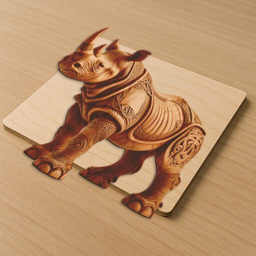 Fichier d'Art Illusion 3D Rhino, Décor Faune Unique pour Projets Créatifs – Image 3
