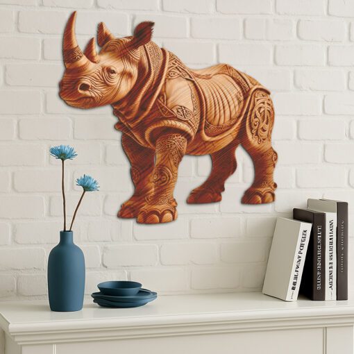 Fichier d'Art Illusion 3D Rhino, Décor Faune Unique pour Projets Créatifs – Image 5
