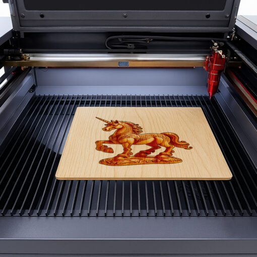 Fichier de design pour Illusion Animale 3D de Licorne pour Projets Créatifs – Image 3