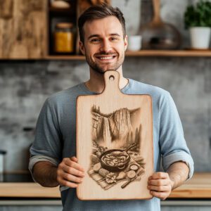 Yosemite Seafood Boil Charcuterie Board Engraving File, Kitchen