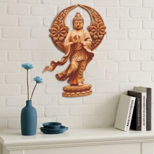 Buddha 3D Illusion Laser Engraving File, Cosmic Dance