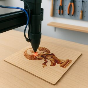 Buddha 3D Illusion Laser Engraving File, Cosmic Dance