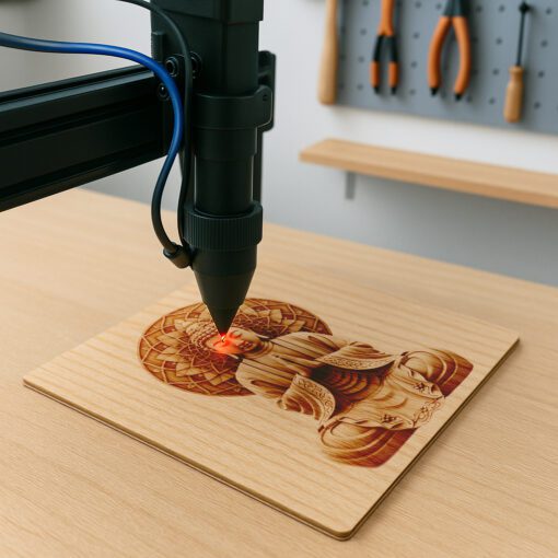 File di incisione laser 3D con illusione del Buddha, arte della meditazione, download decorazioni Zen - immagine 4