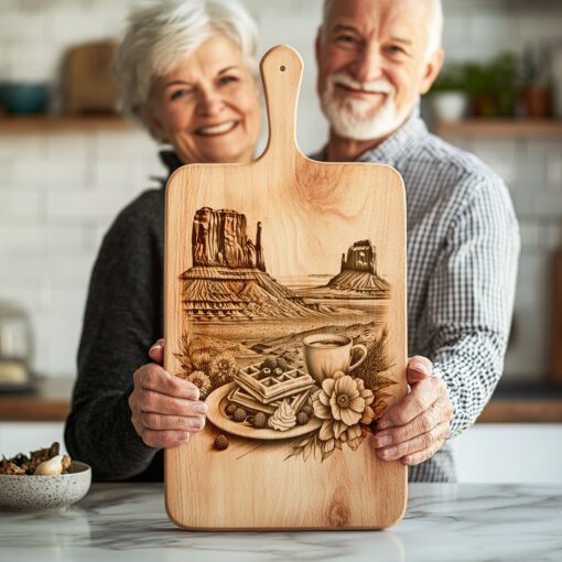 Charcuterie Board Engraving File, American Brunch Design, Monument