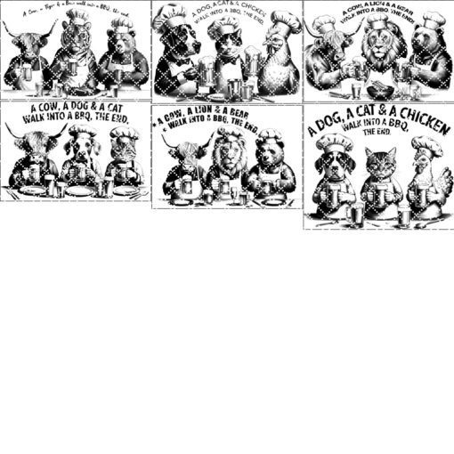 Paquete de Grabado Láser para Tabla de Charcutería, Diseños Divertidos de Animales para Barbacoa, Decoración de Cocina - Imagen 8