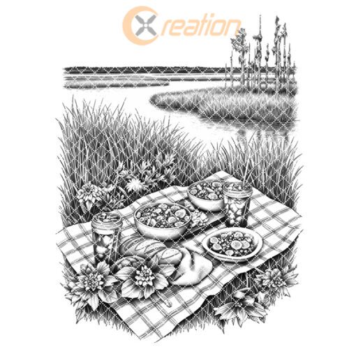 Charcuterie Board Laser Engraving File, Cobb Salad Everglades