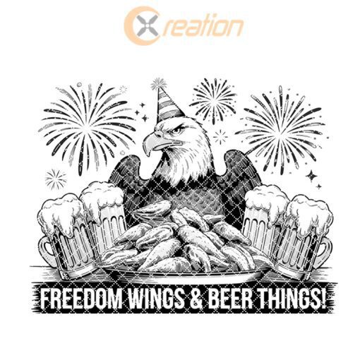 Charcuterie Board Laser Engraving File, Eagle Wings Design,