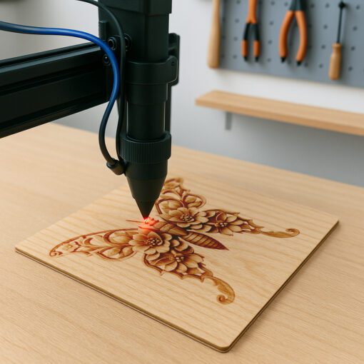 Earwig 3D Illusion Laser Engraving File, Nature Inspired