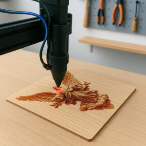 Jesus 3D Illusion Laser Engraving Design, Religious Wall