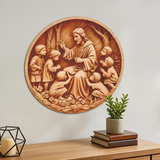 Jesus 3D Illusion Laser Engraving File, Christian Art,