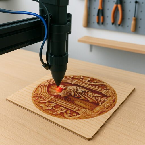 Jesus 3D Illusion Laser Engraving File, Christian Home