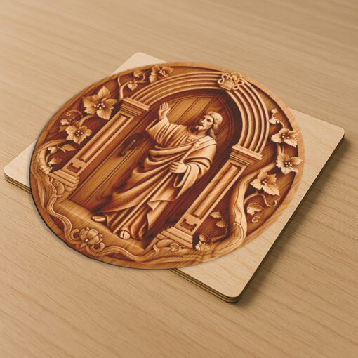 Jesus 3D Illusion Laser Engraving File, Christian Home