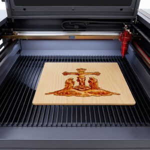 Jesus 3D Illusion Laser Engraving File, Christian Wall