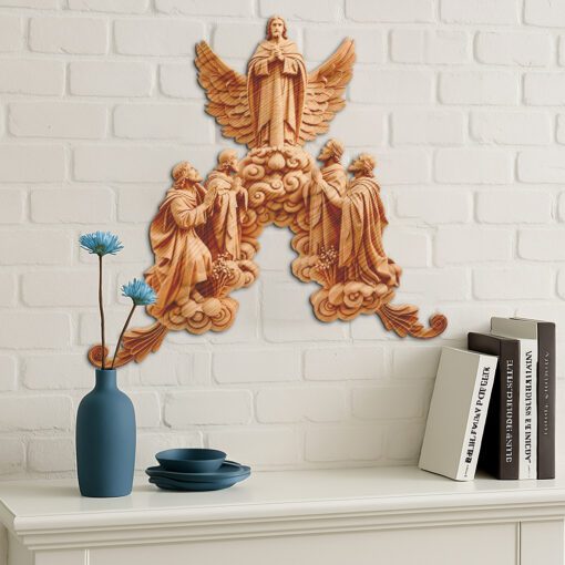Jesus 3D Illusion Laser Engraving File, Christian Wall