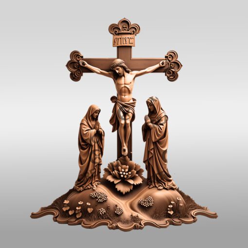 Jesus 3D Illusion Laser Engraving File, Christian Wall