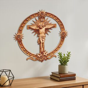 Jesus 3D Illusion Laser Engraving File, Christian Wall