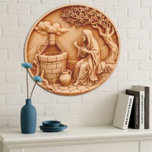 Jesus 3D Illusion Laser Engraving File, Religious Art