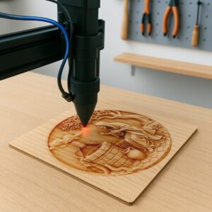 Jesus 3D Illusion Laser Engraving File, Religious Art