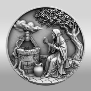 Jesus 3D Illusion Laser Engraving File, Religious Art