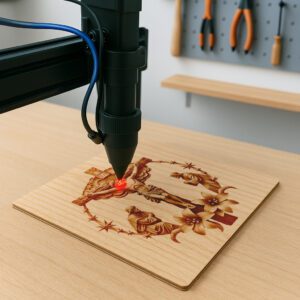 Jesus 3D Illusion Laser Engraving File, Religious Wall