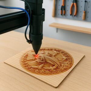 Jesus 3D Illusion Laser Engraving File, Religious Wall