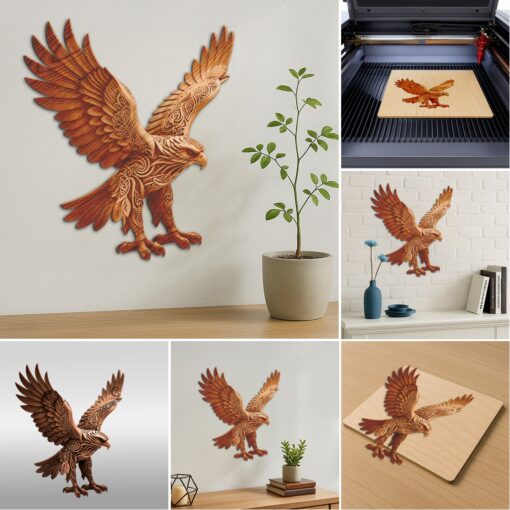 Animal 3D Illusion Laser Engraving Bundle, Wild Art