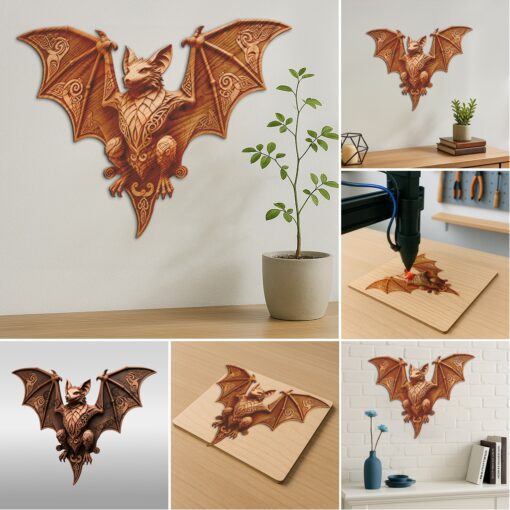 Animal 3D Illusion Laser Engraving Bundle, Wild Designs,