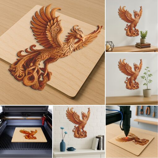Animal 3D Illusion Laser Engraving Files, Wild Art