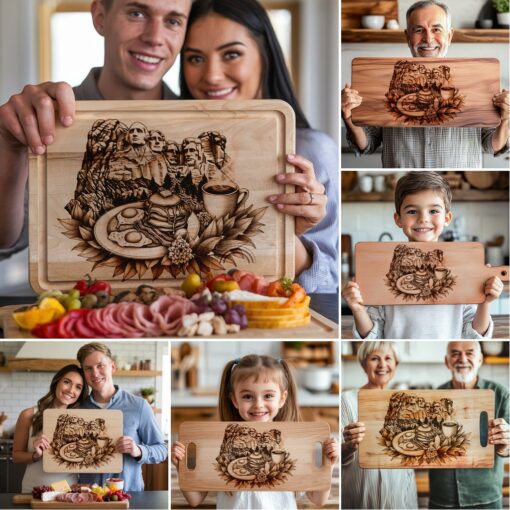 Charcuterie Board Engraving Bundle, Wonders of America, Kitchen