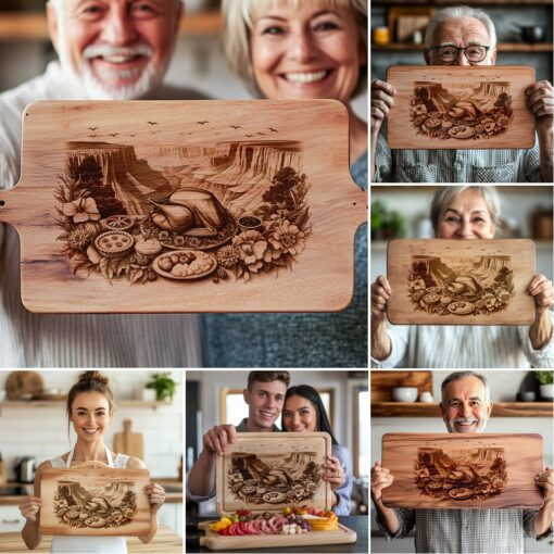 Charcuterie Board Engraving Bundle, Wonders of America, Kitchen