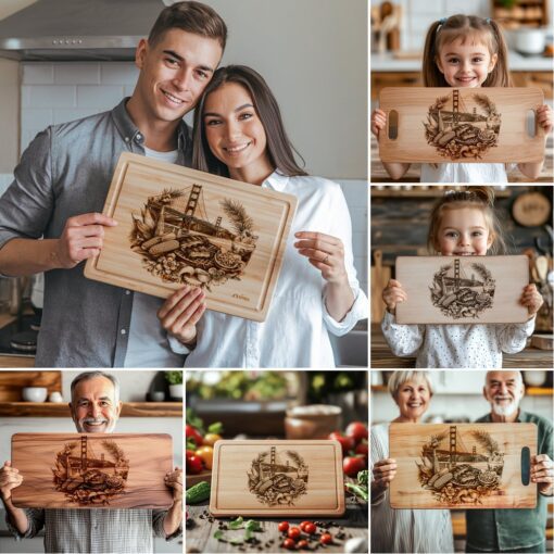 Charcuterie Board Engraving Bundle, Wonders of America, Kitchen
