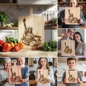 Charcuterie Board Laser Engraving Bundle, Rustic Kitchen Decor,