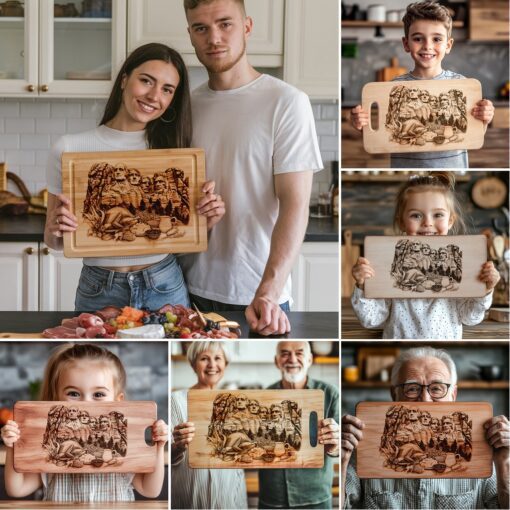 Charcuterie Board Laser Engraving Bundle, Rustic Kitchen Decor, Entertaining Design – Bild 6